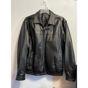 Men's Leather Jacket Size Medium